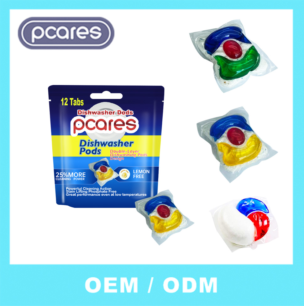 Hot Sale All in One Dishwasher Pod Popular Products High Efficiency Powerful Cleaning Detergents Dishwasher Pods for Dishwasher