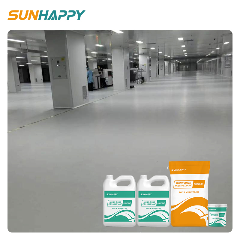 Hot Sale PU Mortar High Resistance Chemical Corrosion Rapid-Curing Self-Leveling Water-Based Polyurethane Mortar