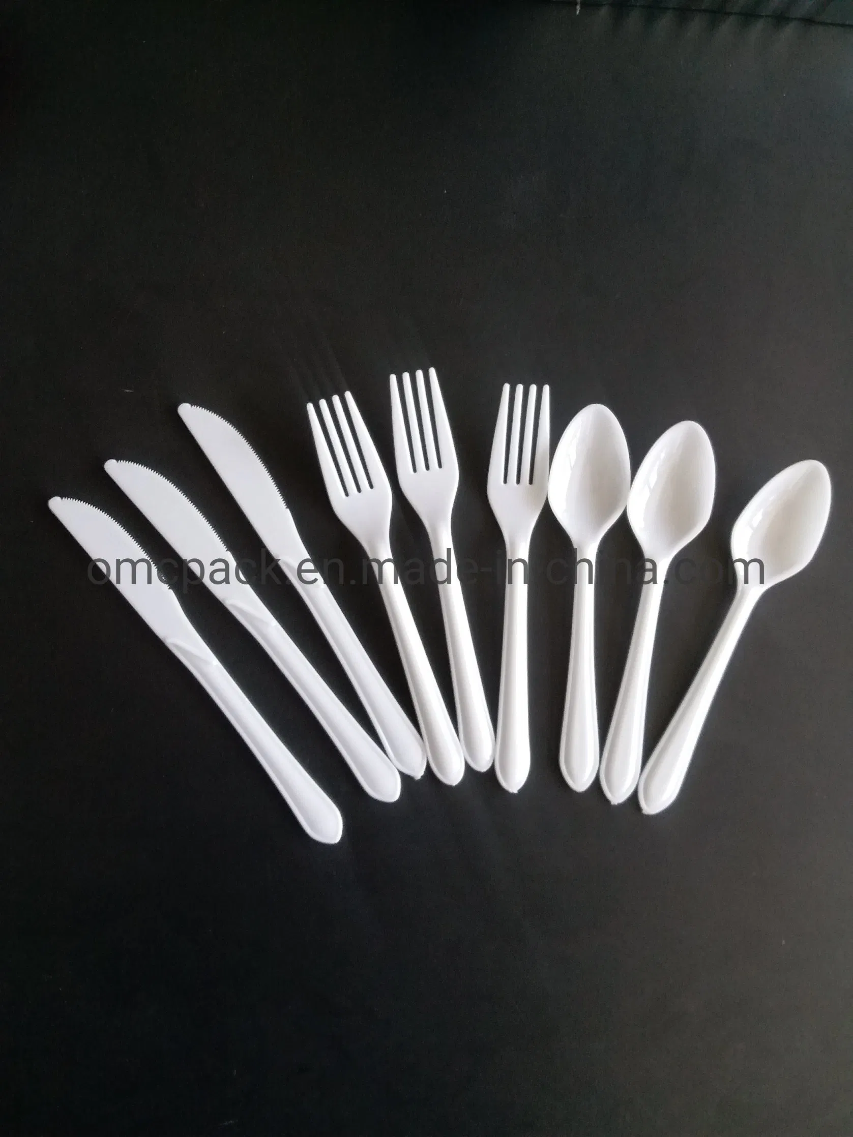 White PS Heavy Duty Plastic Spoon for Restaurant
