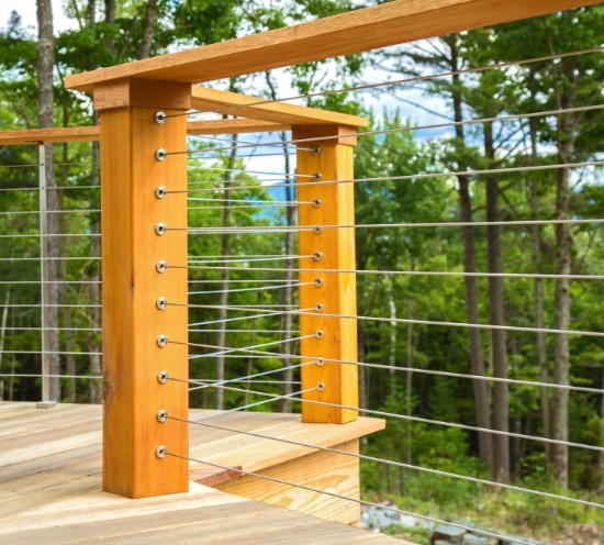 High Quality Balustrade Hot Sale 4mm 6mm Wire Cable Railing for Staircase Balcony Railing