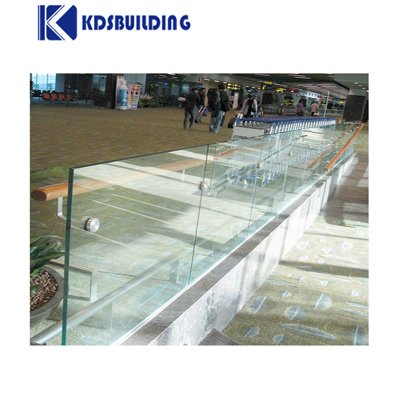 Modern Security Glazed Handrail Stainless Balusters Decorative Laser Cutting Panels Balcony Railing