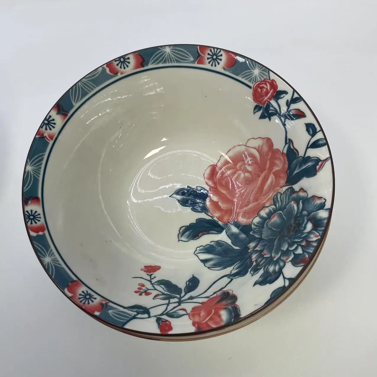 7"Salad Bowl Pad Printing Decal 2 Porcelainware Ceramics Tableware