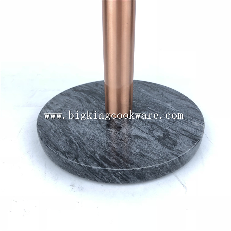 Metal Bar Marble Table Towel Holder