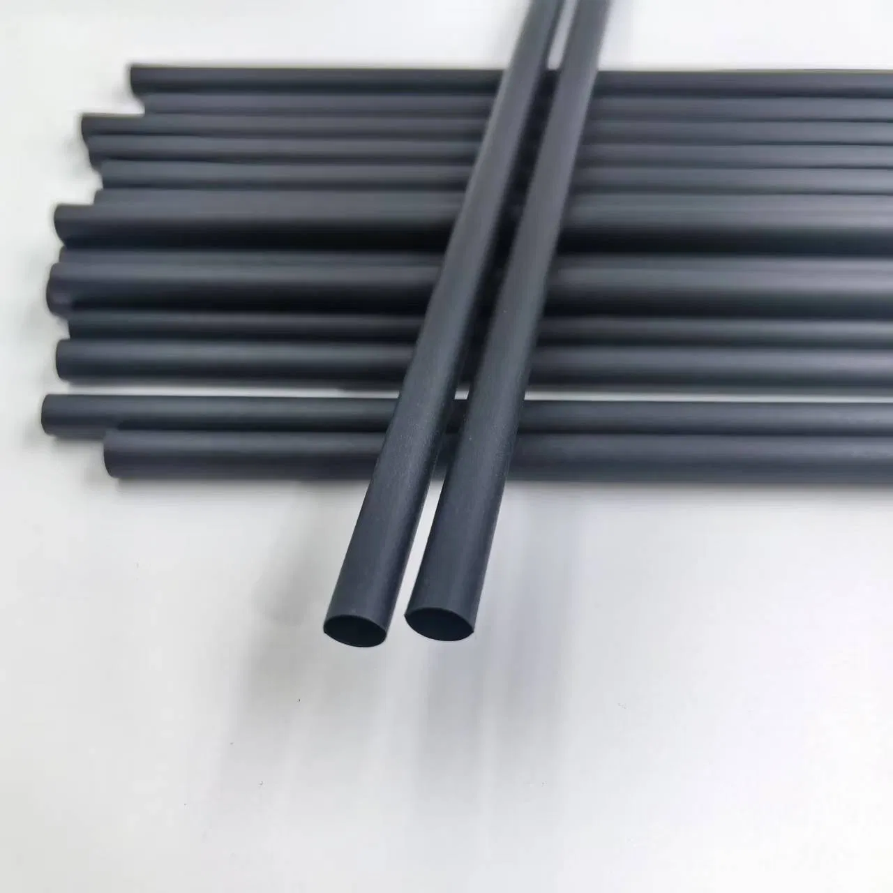 Biodegradable Disposable Black Eco Friendly Plastic Straws for Bubble Tea Straws