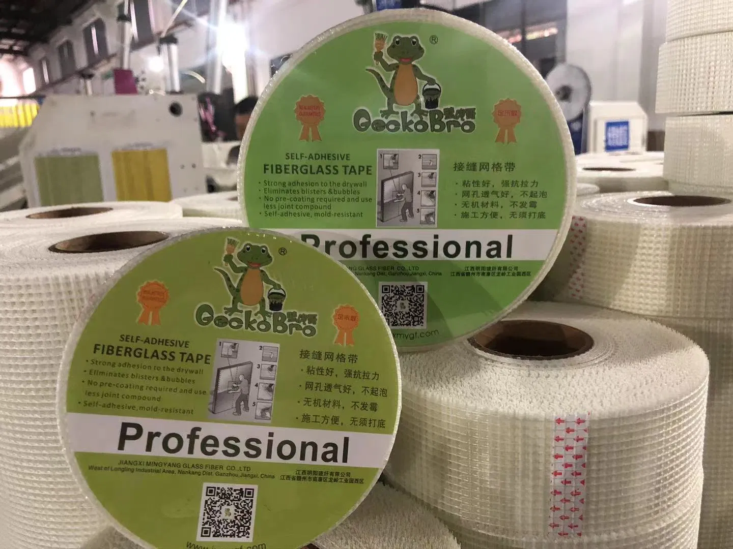Fiber Tape Fiber Scrim Tape Fiberglass Mesh Tape
