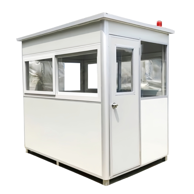 2m/2.5m Outdoor Durable Steel Structure Luxury Modular Mobile Modern Portable Prefab Sentry House for Prefabricated Booth Security Guard Service Kiosks