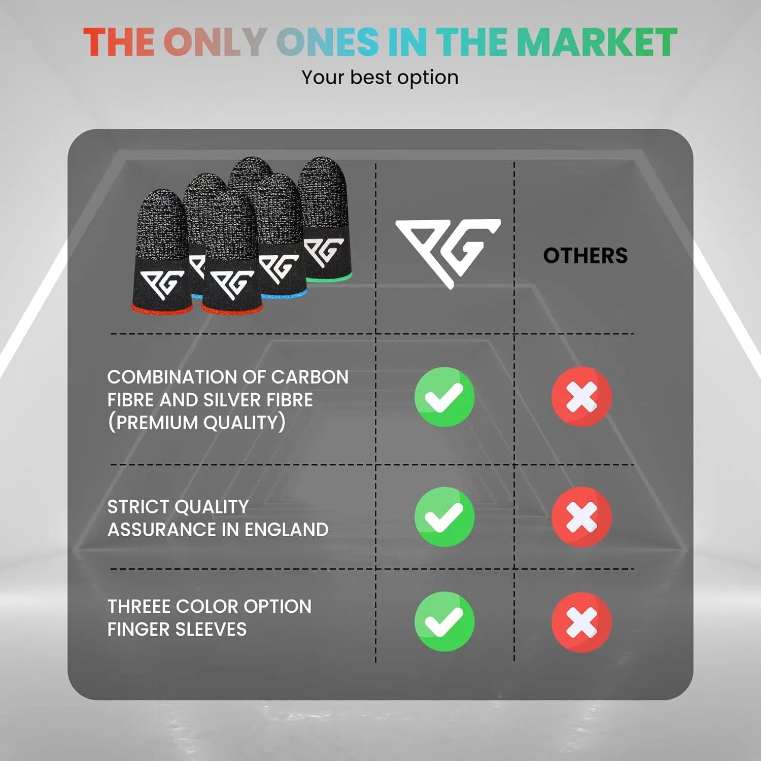 Ультратонкие напальчники для геймеров