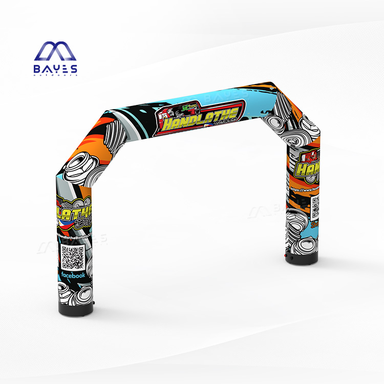 Outdoor High-Strength Clown Type Air Blower Inflatable Arch for Race Advertising