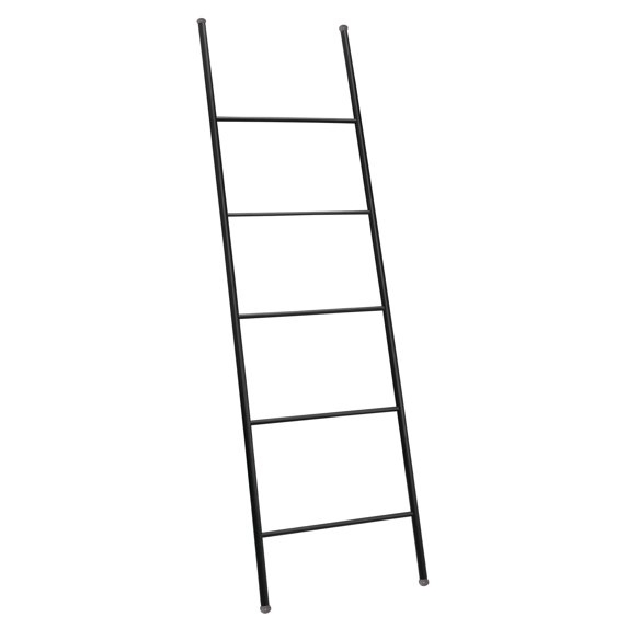 Modern Towel Ladder Rack Black
