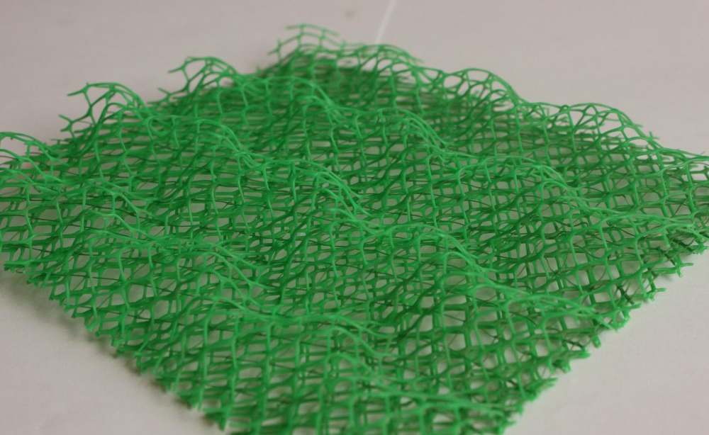 3D Geomat 300GSM Green, Black Color