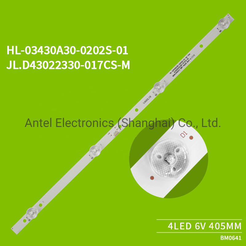 Светодиодная лента для телевизора LED17E405, 4LED, 6В