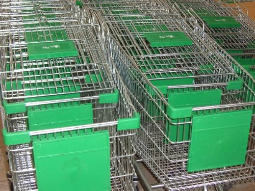 Shopping Trolley Cart Display Advertising Board