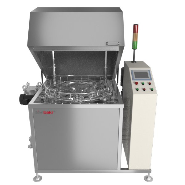 Rotor Shaft Rotary Spray Cleaning Machine