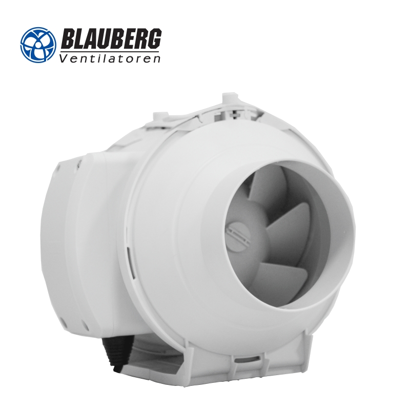 Blauberg Turbo 250c Low Noise Exhaust Commercial Powerful Extractor Jet Turbo Duct Fan