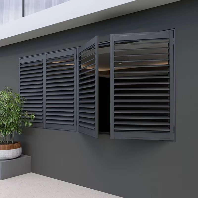 Aluminum Outdoor Windows Plantation Aluminium Shutter for Building