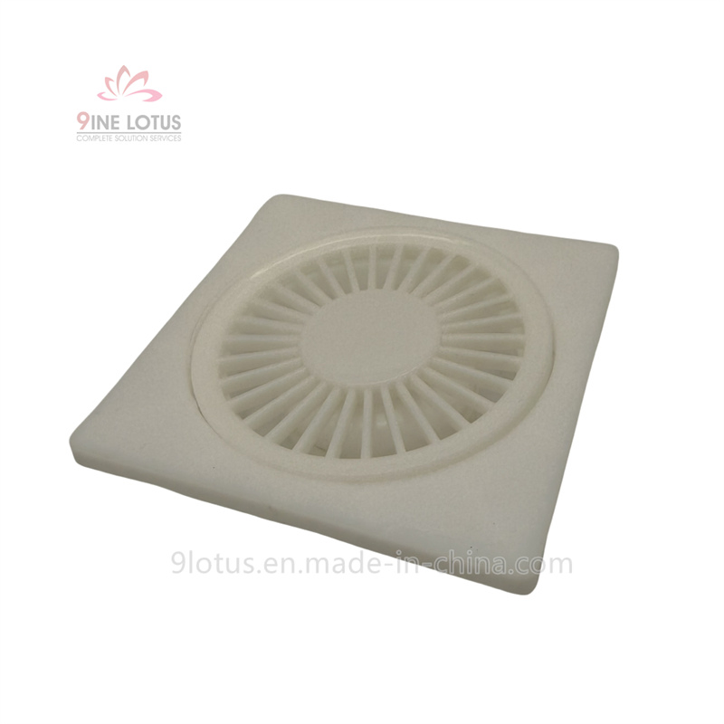 PP Raw Material Square Floor Drain Anti-Odor Dual-Use for Bathroom
