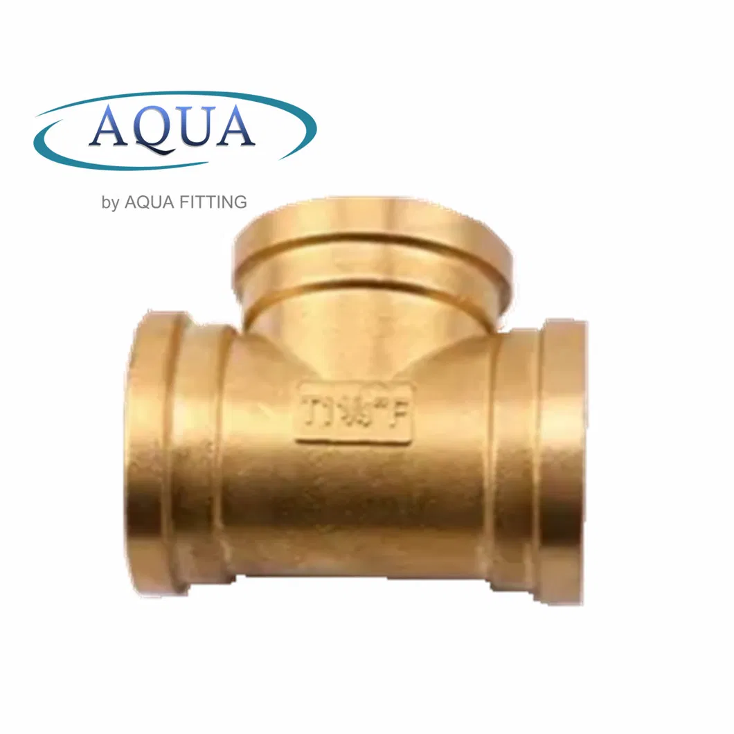 Thread Brass Fitting High Quality Brass Adaptor Tee Pipe Fitting