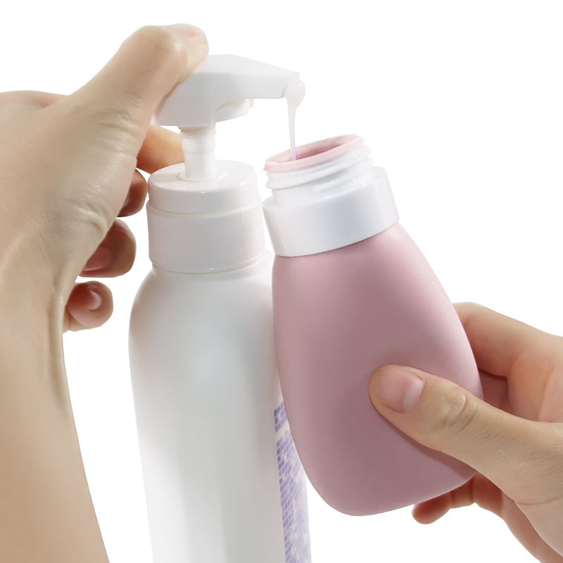 Custom Factory Price Leakproof Small Durable Eco-Friendly Silicone Travel Size Shampoo Toiletries Reusable Bottles