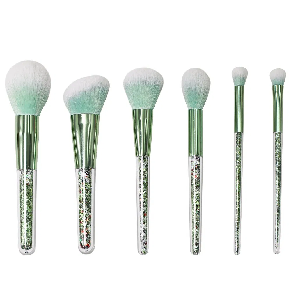 6PCS Makeup Brush Set Eye Brushes Cosmetic Tools Kit for Beginners