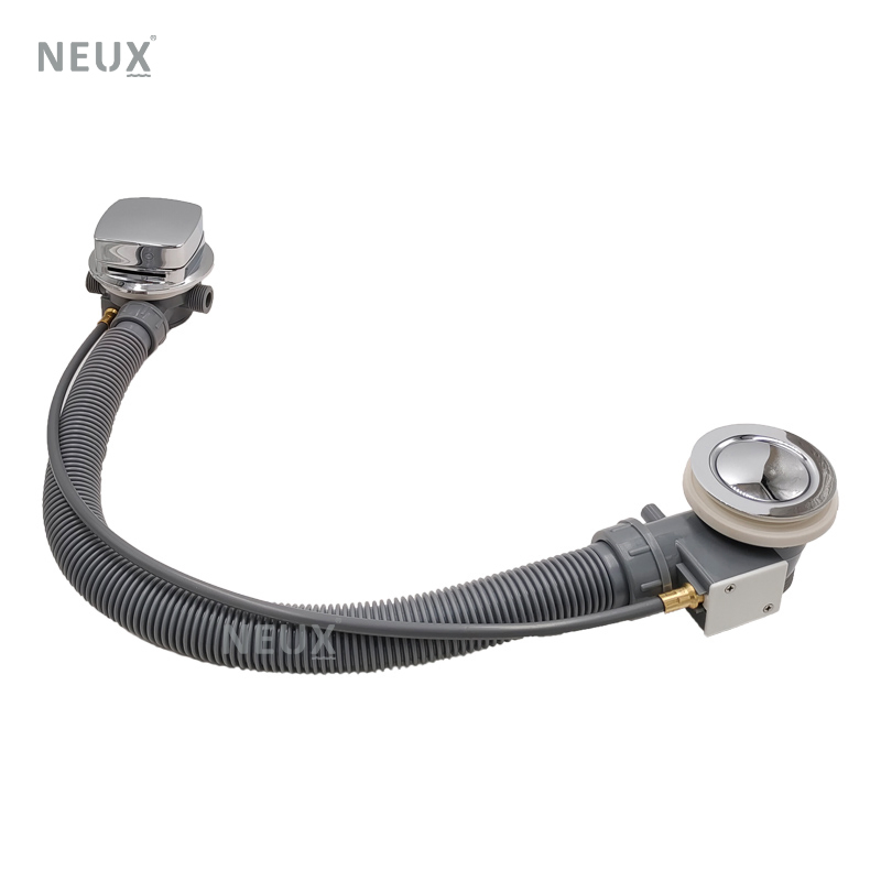 Wholesale Round Shape Flexible Pop up Brass Bathtub Drain with Waterfall