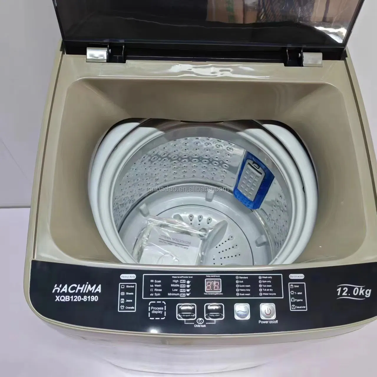 12kg Large Capacity Top Loading Household Drying Automatic Washing Machine