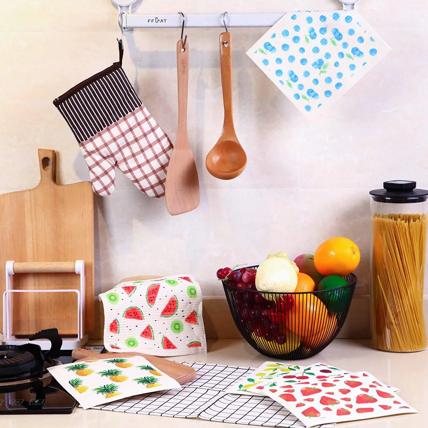 Custom Printed Flour Sack Towel for Kitchen Cleaning and Decor