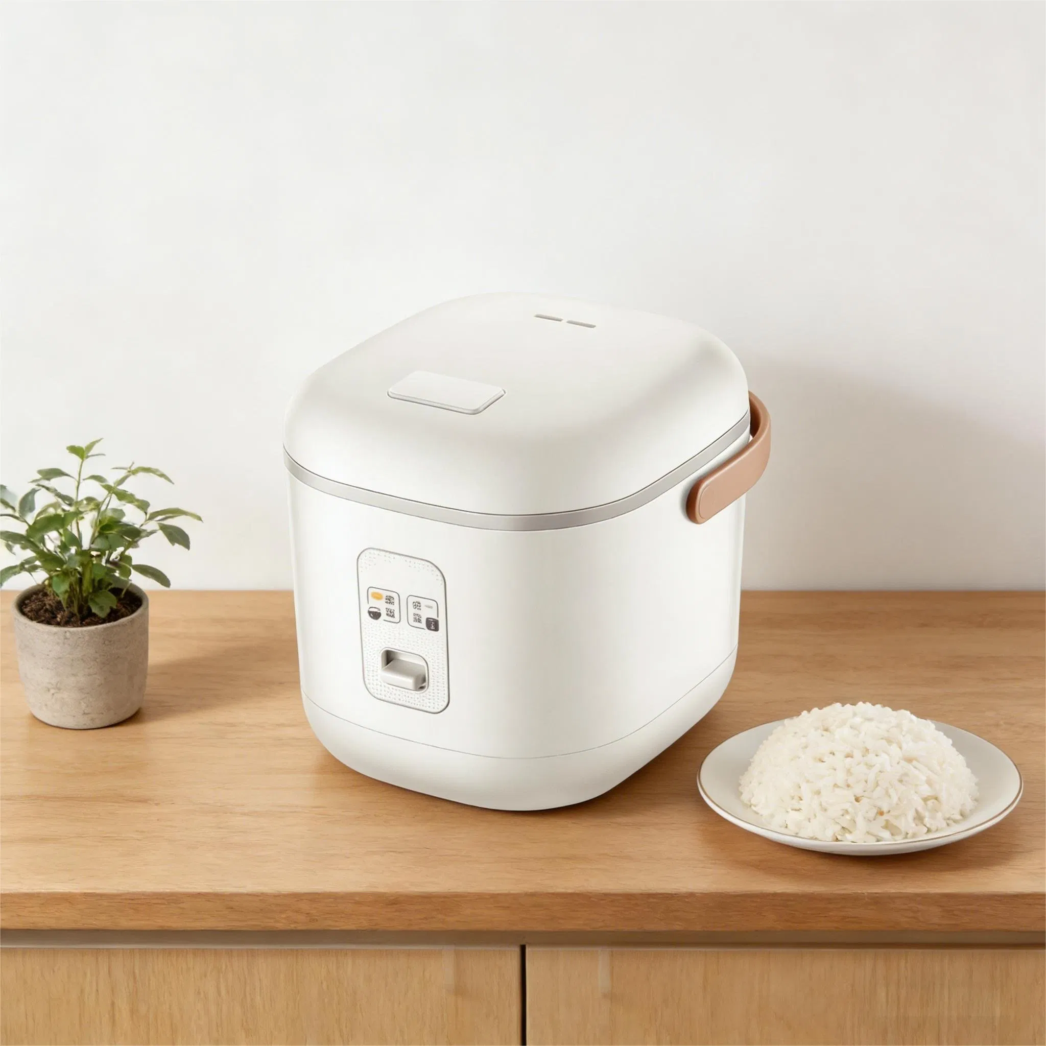 Portable& Compact 25 Mins Quick Cooking Mini 1.2L Multi-Functional Electric Rice Cooker