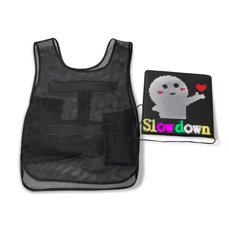 Wholesale Commercial Advertising Promotion LED Flashing Unisex LED Vest