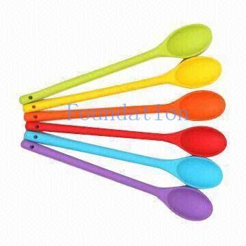 Eco Friednly Custom Rubber Kitchenware Silicone Spoon Products