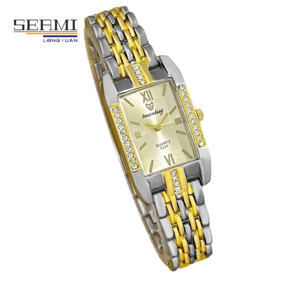Lightweight Sporty Large Inventory Lady Wrist Alloy Watch for Daily Life