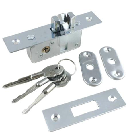 Invisible/Door Lock Sliding Door Hook Lock, Alloy Lock Body Frame Glass Door Sturdy Durable, Door Hardwareinvisible/Door Lock, Sliding Door Hook Lock