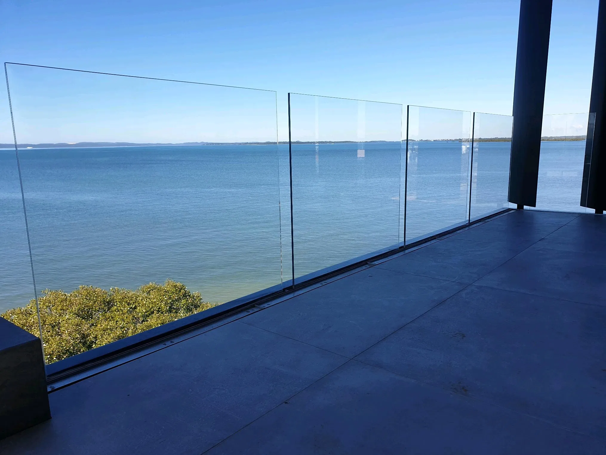 Pool Fencing Glass Panel with Radius Corners R2mm