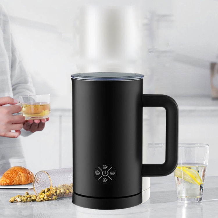 Handheld Milk Frother with Stainless Steel Whisk for Creamy Foam