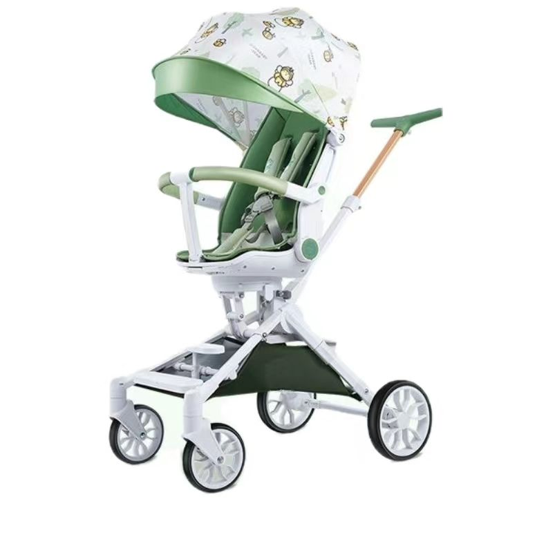 Baby Stroller Aluminium Alloy Pram Foldable Chair Luxury Travel Stroller 0-3 Baby Carriage