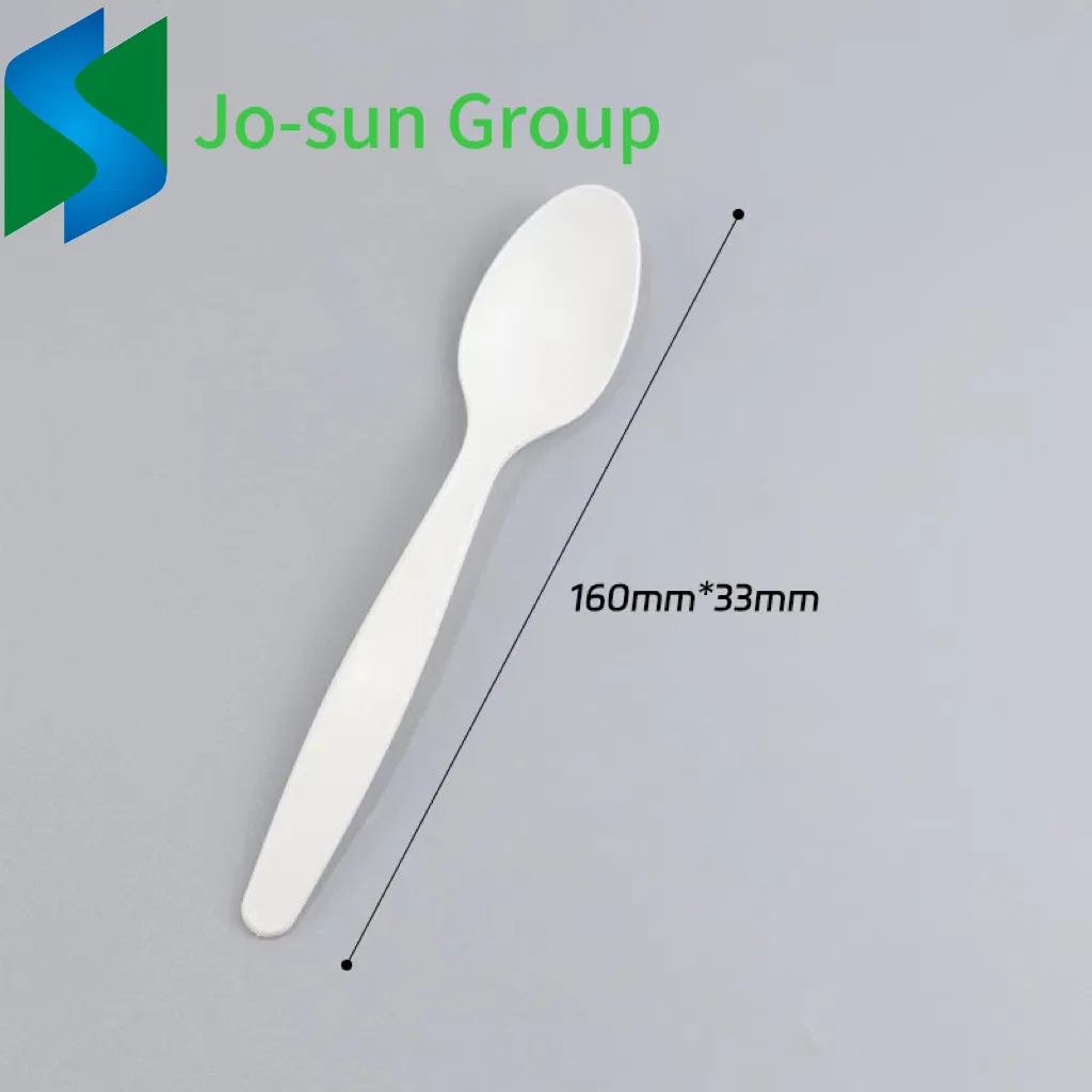 Cornstarch Tableware Disposable Spoon Biodegradable Cornstarch Eco Soup Spoon