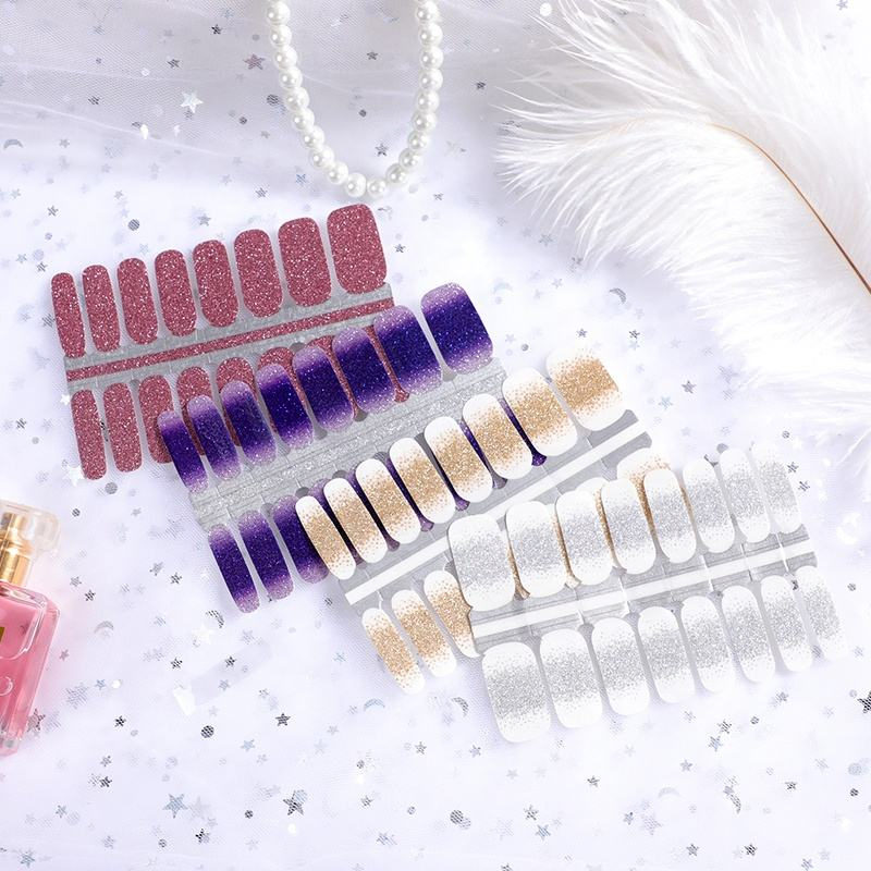 Finger Care French Style Self Adhesive Full Cover Nail Art Sticker