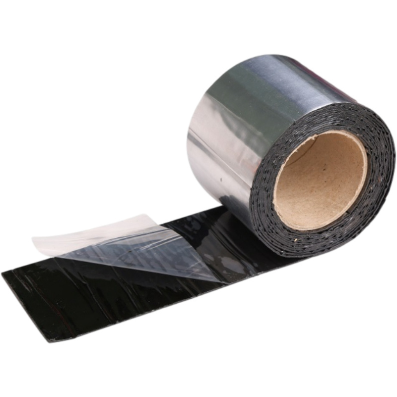 View Larger Imagesharewaterproof Self Adhesive Bitumen Asphalt Repair Tape with New Aluminum Foil Surface