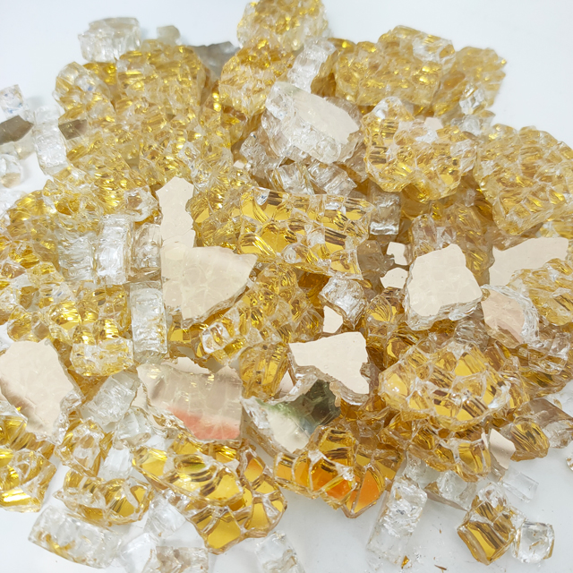 Cobalt Blue Reflective Fire Glass for Stunning Fire Pits