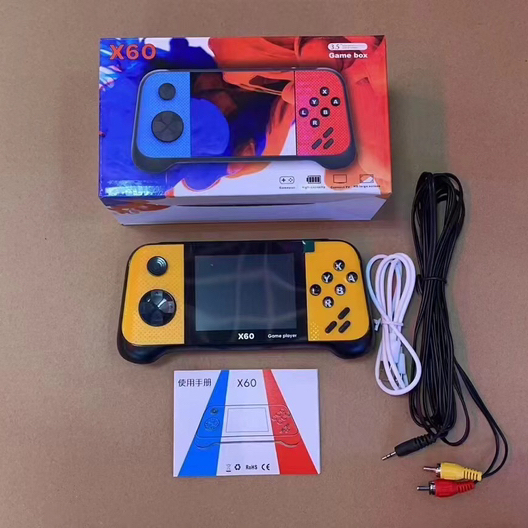 Портативная консоль X60 с 4000+ игр, 3.5 дюйма