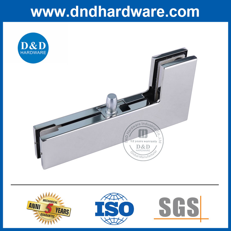 Glass Door Hot Sell Hardware Corner Patch Fitting in Stainless Steel