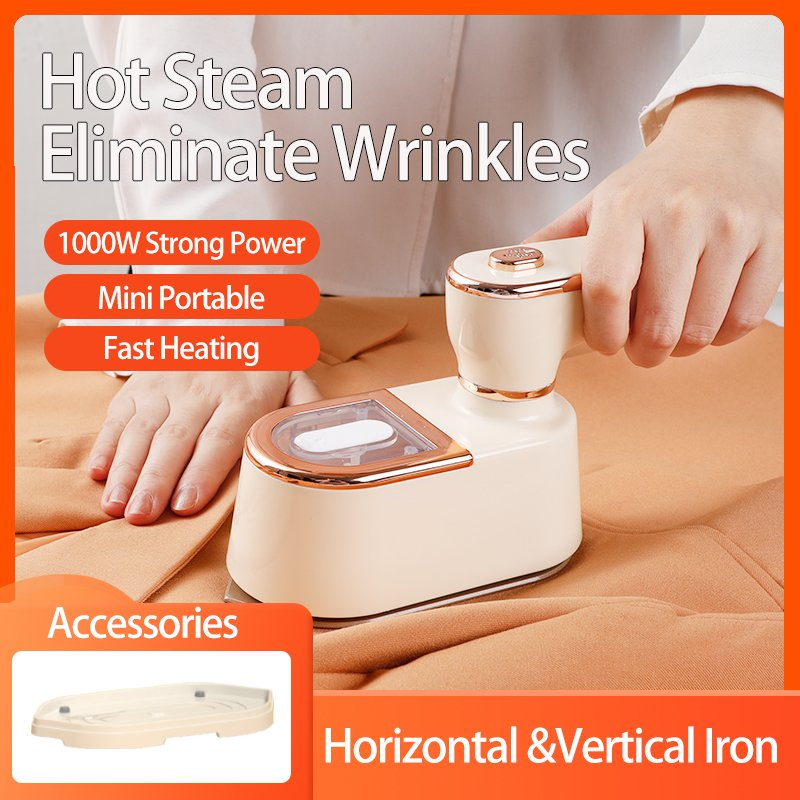 Steamer for Clothes, Portable Handheld Garment Fabric Wrinkles Remover, 30-Second Fast Heat-up