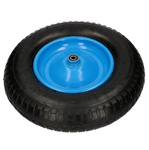 Wheel 4.80/4.00-8 Reinforced 6pr Tires Ø 390 mm Complete Wheel