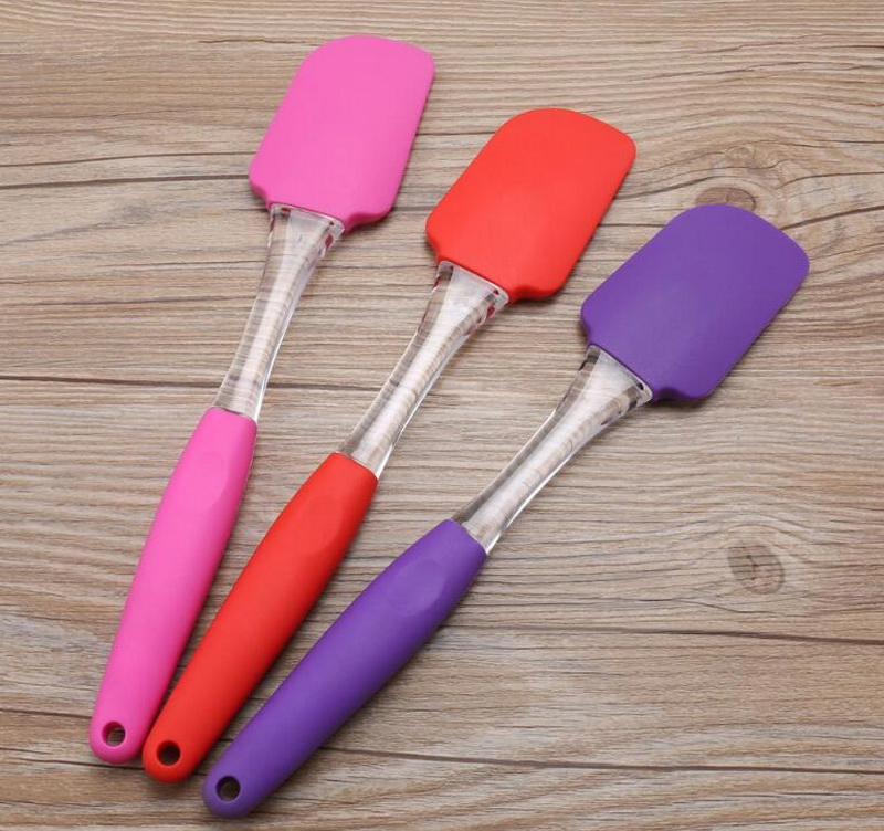 New Arrival Custom Silicone Spatula with Customized Design Logo Spoon