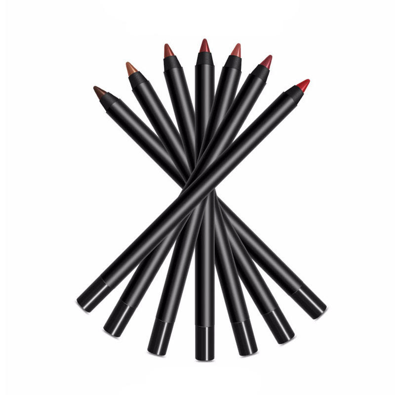 Cosmetics Beauty Makeup 7 Colors Waterproof High Pigment Custom Lipliner Eyeliner Pencil for Lips