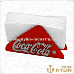 Square Metal Table Napkin Holder with Menu Holder