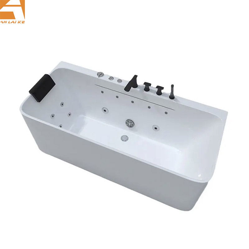 Modern Acrylic Standalone Hydromassage Bathtub Whirlpool for Relaxation (M-B-1003)