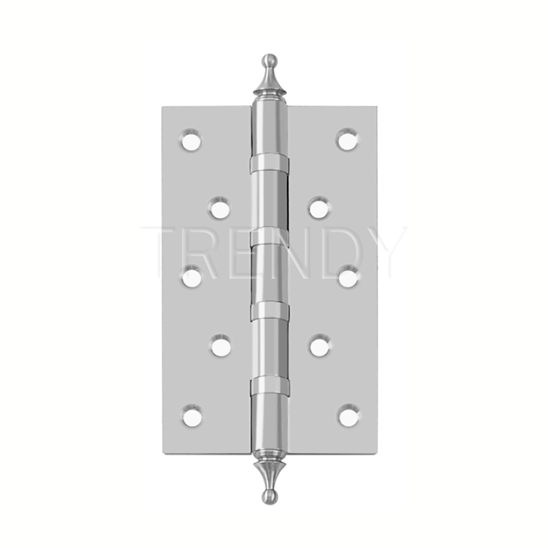 Chrome Color Hinges Hardware Manufacture Flat Head Brass 2 Bb Door Hinges (HG-0001)