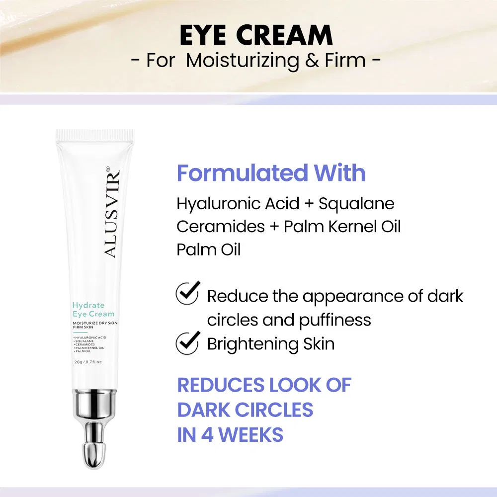 Moisturizing Anti Aging Wrinkles Hyaluronic Acid Under Eye Cream