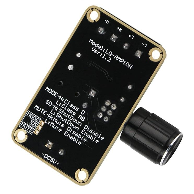 5wx2 Stereo Dual Channel Digital Amplifier Board PAM8406 DC 5V Audio Amplifier