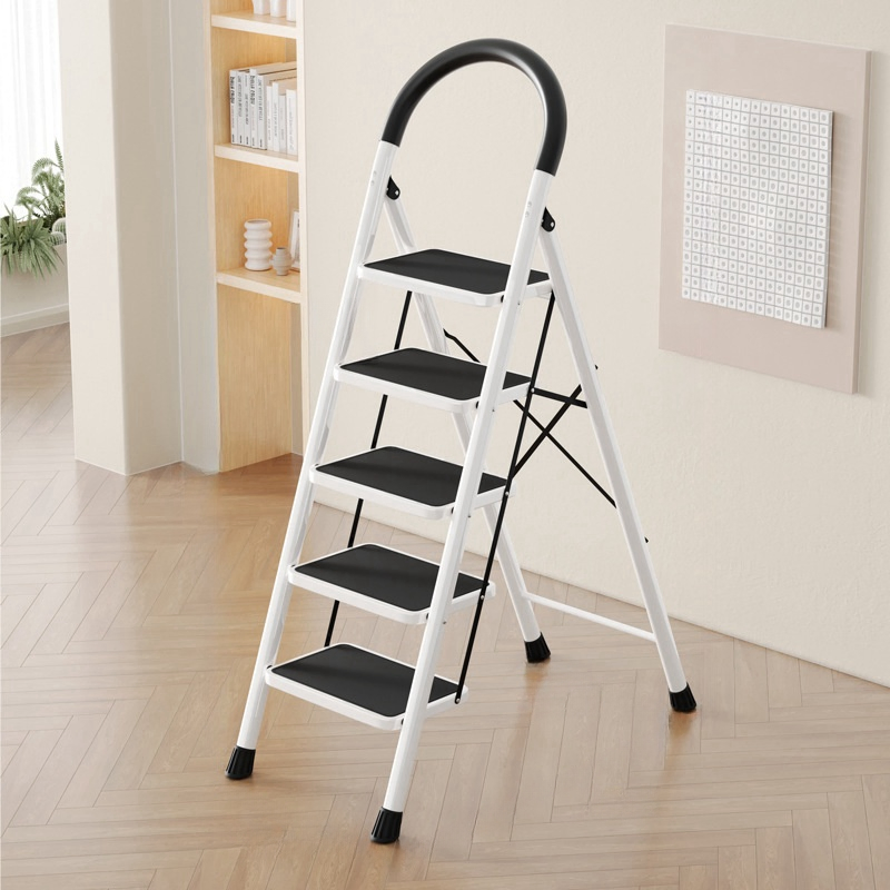 Lightweight 2024 Steel Ladder Iron Steel Step Ladder Foldable Stairs Stool for Extension Household Ladder